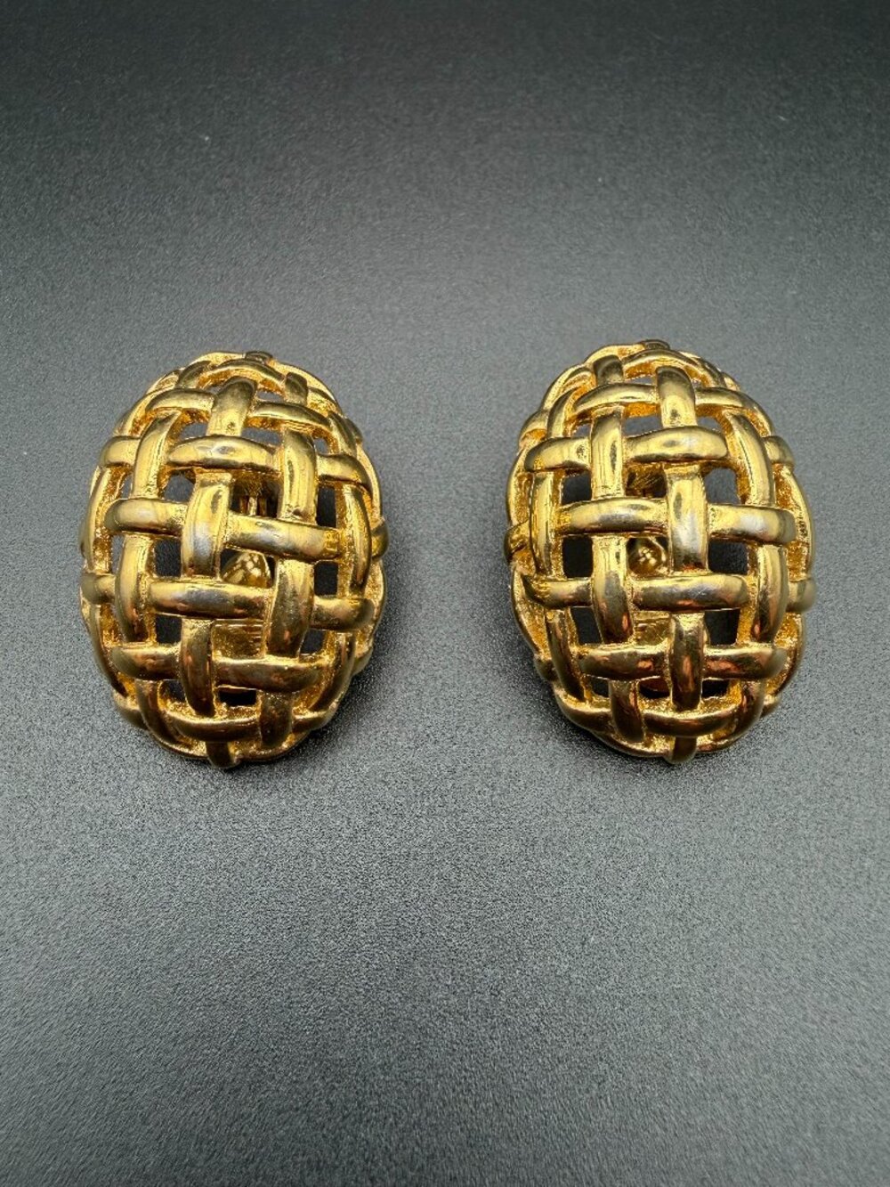 Vintage Monet Clip-On Earrings